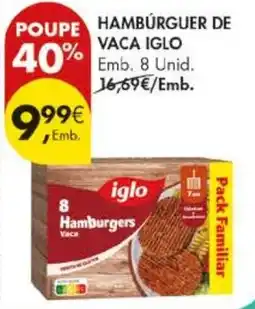 Pingo Doce Hambúrguer de vaca iglo promoção