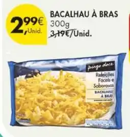 Pingo Doce Bacalhau à Bras Pingo Doce promoção
