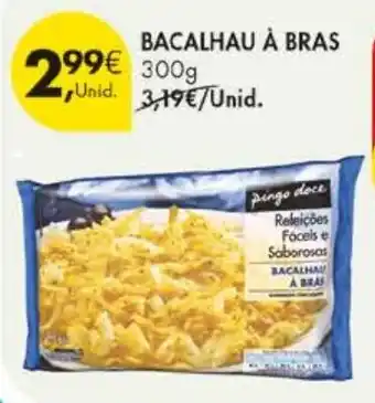 Pingo Doce Bacalhau à bras promoção