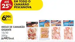 Pingo Doce miolo de camarão gigante pescanova promoção