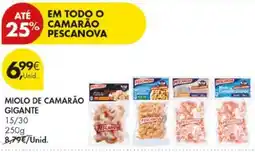Pingo Doce Miolo de camarão gigante promoção