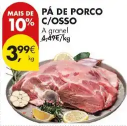 Pingo Doce Pá de porco c/osso promoção