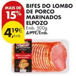 Pingo Doce Bifes do lombo de porco marinados elpozo promoção