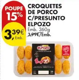 Pingo Doce Croquetes de porco c/presunto elpozo promoção