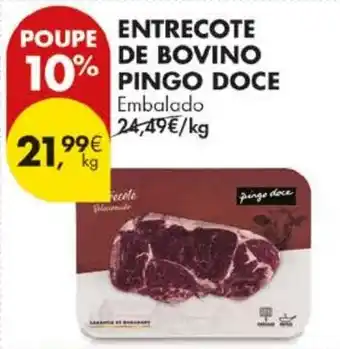 Pingo Doce Entrecote de bovino pingo doce promoção