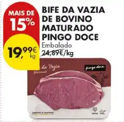 Pingo Doce bife da vazia de bovino maturado pingo doce promoção