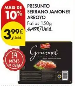 Pingo Doce Presunto serrano jamones arroyo promoção