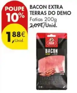 Pingo Doce Bacon extra terras do demo promoção