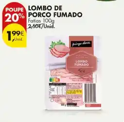 Pingo Doce Lombo de porco fumado pingo doce promoção