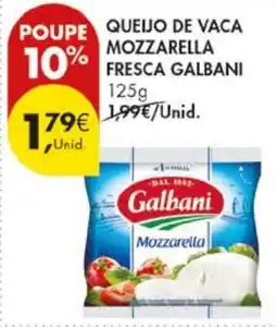 Pingo Doce Queijo de vaca mozzarella fresca galbani promoção