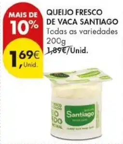 Pingo Doce Queijo fresco de vaca santiago promoção
