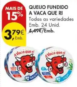 Pingo Doce Queijo fundido a vaca que ri promoção