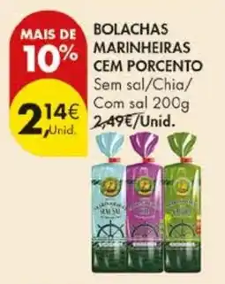Pingo Doce Bolachas marinheiras cem porcento promoção