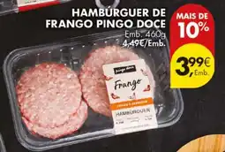Pingo Doce Hambúrger de frango pingo doce promoção