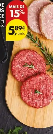Pingo Doce Hamburger de bovino promoção