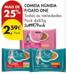 Pingo Doce Comida húmida p/gato one promoção