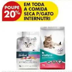 Pingo Doce comida seca p/gato internutri promoção