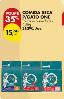 Pingo Doce Comida seca p/gato one promoção