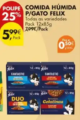 Pingo Doce Comida húmida p/gato felix promoção