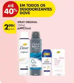 Pingo Doce Dove desodorizantes promoção