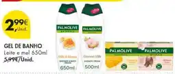 Pingo Doce Palmolive gel de banho leite e mel promoção