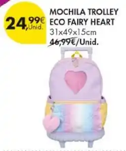 Pingo Doce Mochila trolley eco fairy heart promoção