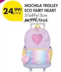 Pingo Doce Mochila trolley eco fairy heart promoção