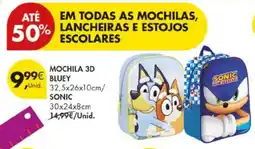 Pingo Doce Mochila 3d bluey promoção