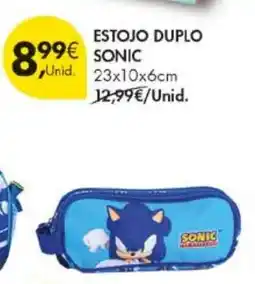 Pingo Doce Estojo duplo sonic promoção