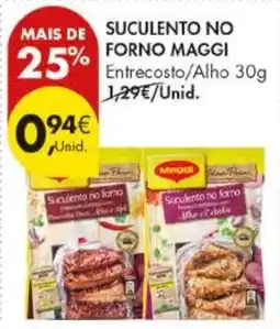 Pingo Doce Suculento no forno maggi promoção
