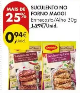 Pingo Doce Suculento no forno maggi promoção