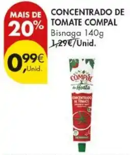 Pingo Doce Concentrado de tomate compal promoção