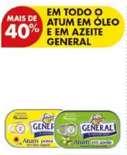 Pingo Doce Atum em óleo e em azeite general promoção