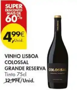 Pingo Doce vinho lisboa colossal grande reserva promoção