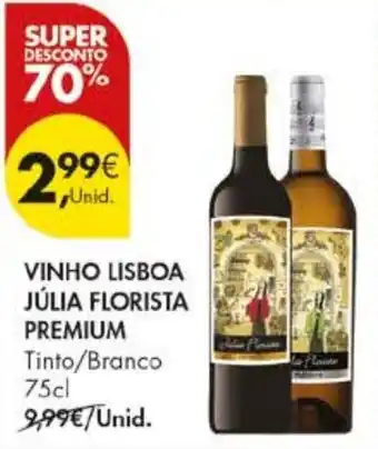 Pingo Doce vinho lisboa júlia florista premium promoção