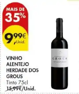 Pingo Doce vinho alentejo herdade dos grous promoção