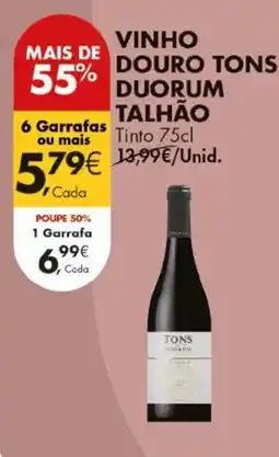 Pingo Doce vinho douro tons duorum talhão promoção