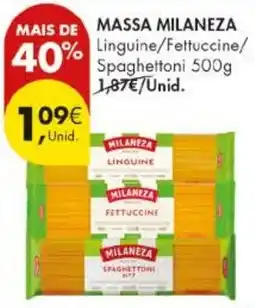 Pingo Doce Massa milaneza linguine/fettuccine/spaghetttoni promoção