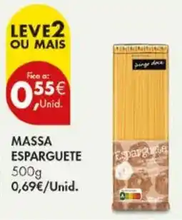 Pingo Doce Massa esparguete promoção