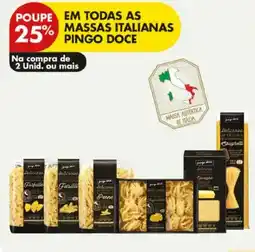 Pingo Doce massas italianas pingo doce promoção