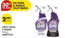 Pingo Doce spray lixívia e higiene cillit bang promoção