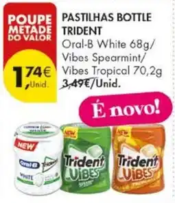 Pingo Doce Pastilhas bottle trident promoção
