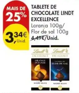 Pingo Doce Tablete de chocolate lindt excellence promoção