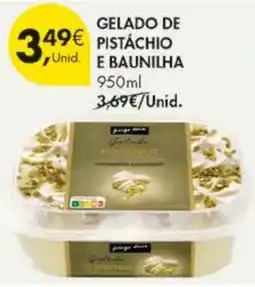 Pingo Doce Gelado de pistáchio e baunilha promoção