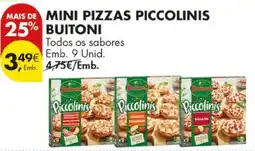 Pingo Doce mini pizzas piccolinis buitoni promoção