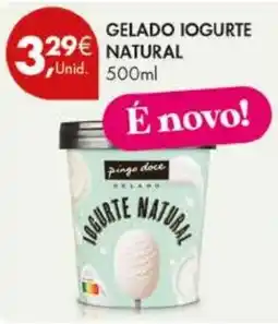 Pingo Doce Pingo Doce gelado iogurte natural promoção