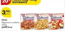 Pingo Doce Pizza pepperoni e salame ristorante promoção