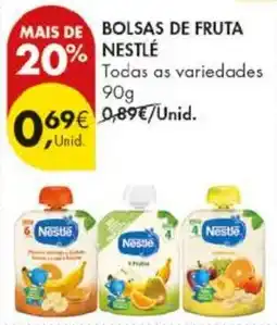 Pingo Doce Bolsas de fruta nestlé promoção