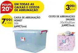 Pingo Doce Caixa de arrumação home7 promoção