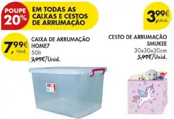 Pingo Doce Caixa de arrumação home7 promoção